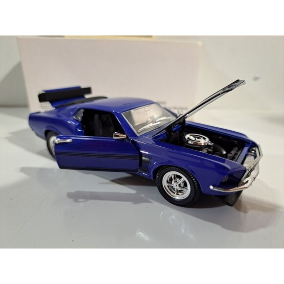Arko 06900 1:32 Die Cast 1969 Ford Mustang Boss 302 Muscle Car w/Box - Picture 9 of 13